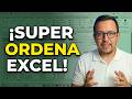 El método secreto para ordenar datos en Excel al instante