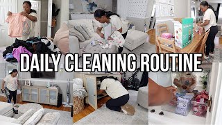 MY DAILY CLEANING ROUTINE 2024! CLEAN &amp; ORGANIZE WITH ME, WORKING MOM GET IT ALL DONE CLEAN WITH ME