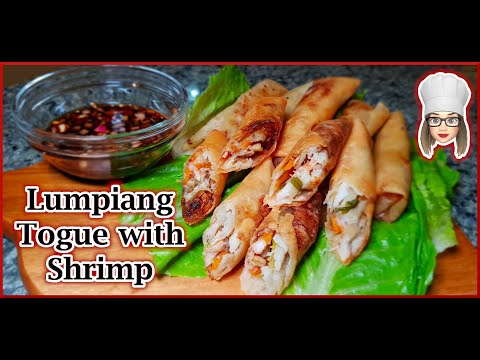 Lumpiang Togue With Shrimp
