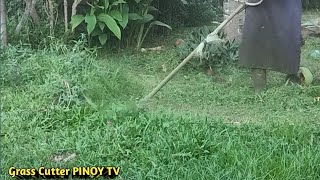 I AM  NEAR AT THE DIRT ROAD DOING THE SMALL PART OF YARD by Grass Cutter Pinoy TV 1,023 views 5 months ago 12 minutes, 36 seconds