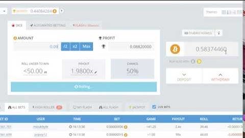 Bitsler for a few minutes 1BTC !!!!!BOTv.3.0 ( working 10.10.2016)