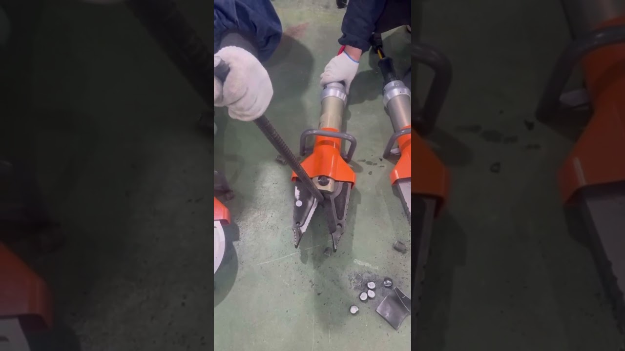 hydraulic rescue tools cutting big size rebar