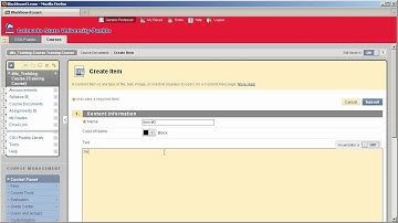 Build Content Button