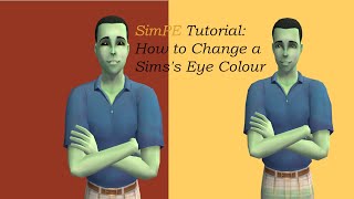 SimPE Tutorial: How to Change a Sim's Eye Colour