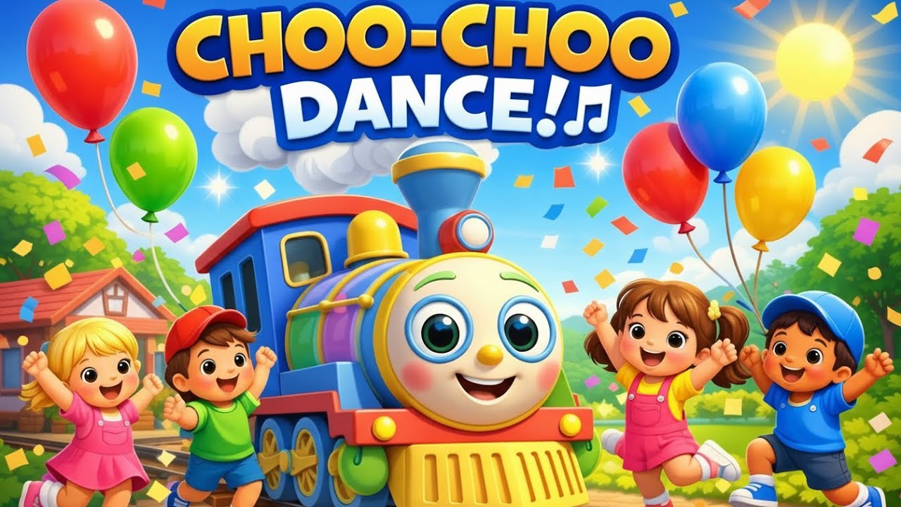 Choo-Choo! 🚂 Timmy Train Dance Song | Happy Nursery Rhymes for Toddlers