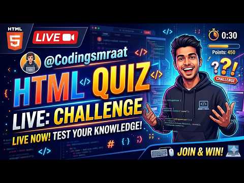 Live streaming of Online Tutorial | html full course | css full course | html and css full course