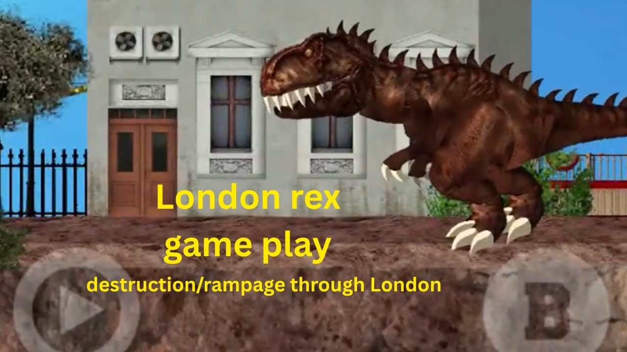 t rex rampages through London again /another puppet lets play of London rex 