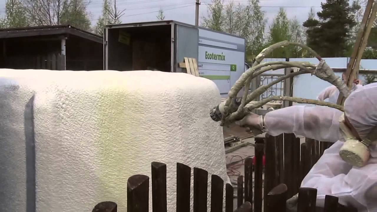 Утепление бассейна Экотермикс - YouTube