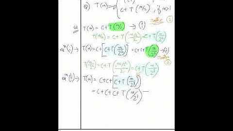 Recurrence Problem 02 | Iteration Method 2020 | Design and Analysis of Algorithms ( DAA ) - 2020