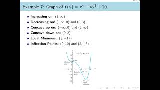 4.4 Concavity and Curve Sketching