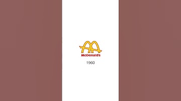 Evolution of MCDONALDS LOGO! #mcdonalds #fastfood #logohistory #logoevolutions