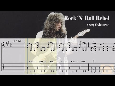 Rock 'N' Roll Rebel - Ozzy Osbourne | Guitar Tab - YouTube
