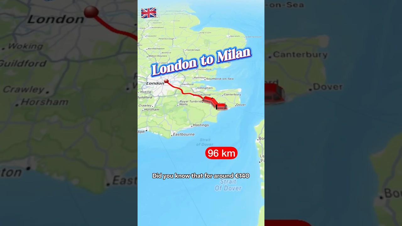 London to Milan, just 140€. 