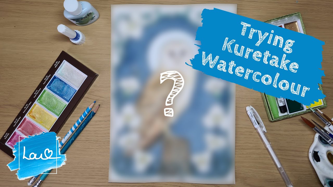 Trying Kuretake Watercolour Paints for the first time! Art and Review