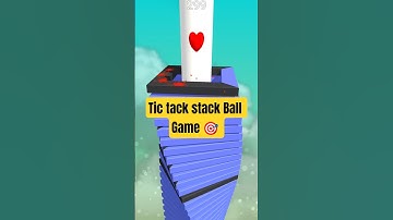 tic tack stack ball game 🎯 #stackball #trending #gameplay #viralvideos #vishalrai #viral #gaming
