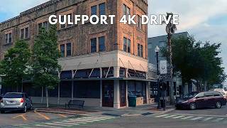 Gulfport Mississippi 4K Driving Tour Drive Through Downtown Gulfport