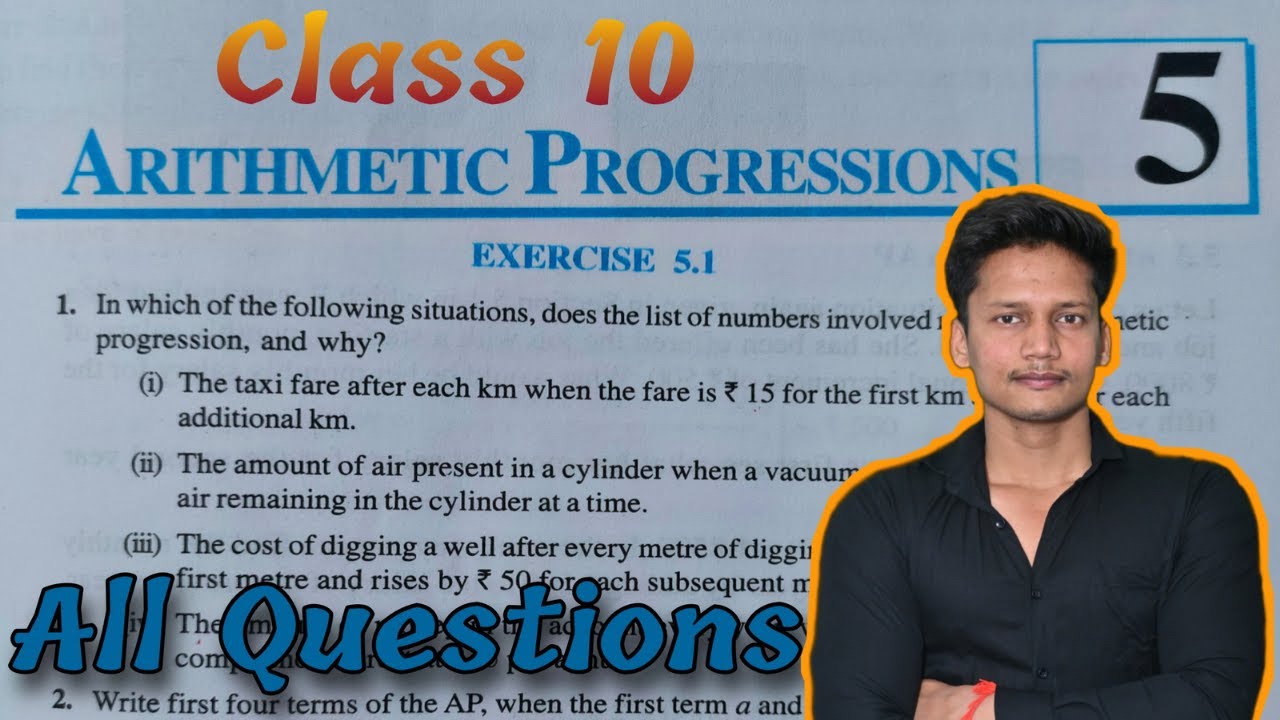 Class 10 ex 5 1 q1 to q4 arithmetic progression ncert chapter 5 one