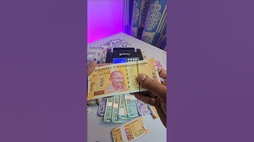 Can this counting machine detect fake notes? 🤔 💸 #shorts