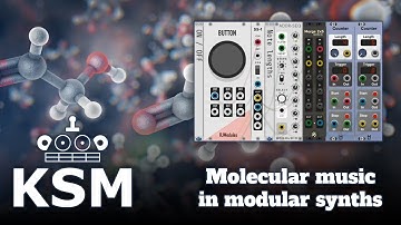 Molecular music with modular synth