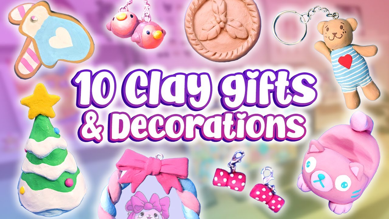 ТОП-10 подарков и украшений из глины | Самозатвердевающие и полимерные