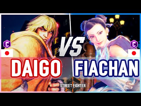SF6 🔥 Daigo (Ken) vs Fiachan (Chun-Li) 🔥 Street Fighter 6