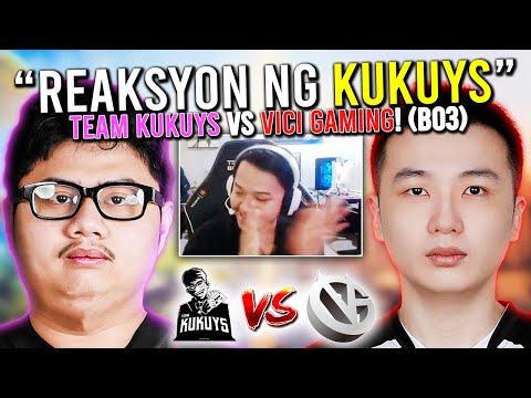 "Reaksyon ng KUKUYS sa TEAM KUKUYS vs VICI GAMING !"🔥 (BO3) - BLAST SLAM V SEA CLOSED QUALS DOTA 2