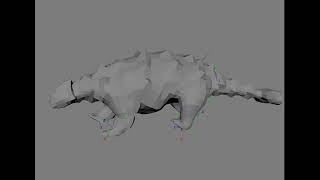 dinosaur rigging playblast