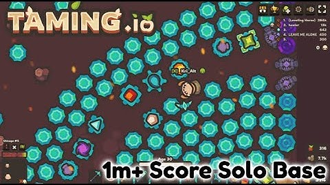 My First Solo Base In 2 Years? | Taming.io | 1m+ Score
