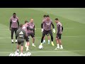 Mbappé and Tchouameni at Real training but no Valverde