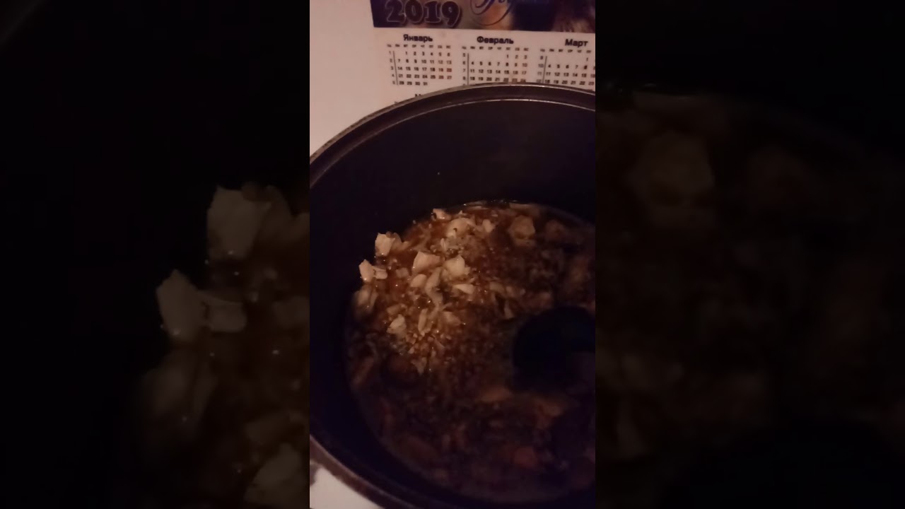 ⁣Гречка с куриным мясом на бульоне