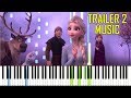 Frozen 2 Official Trailer 2 Music [Synthesia Piano Tutorial]