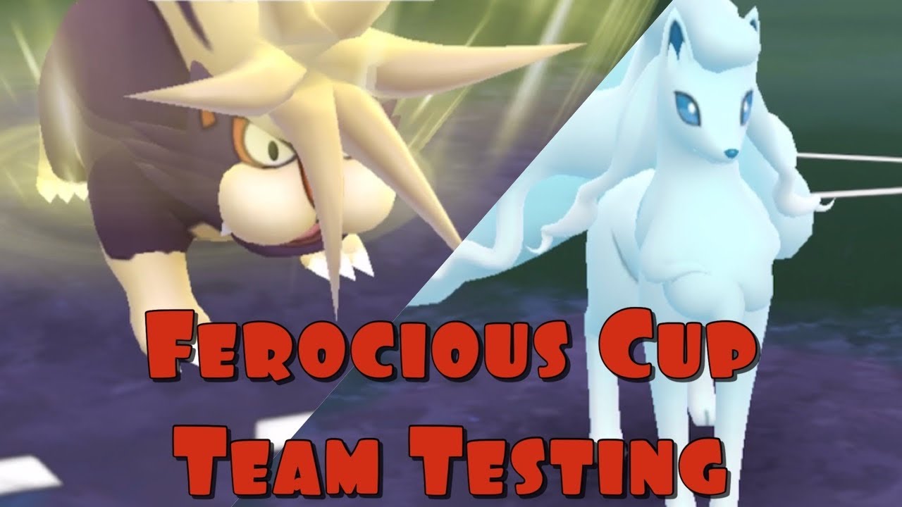 Ferocious Cup Pokemon Go PvP Battles - Testing the Team of 6