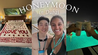 Our Honeymoon in Dubai (part 1) | snokeling, jellyfish sting, Aquaventure, Aura Sky Pool