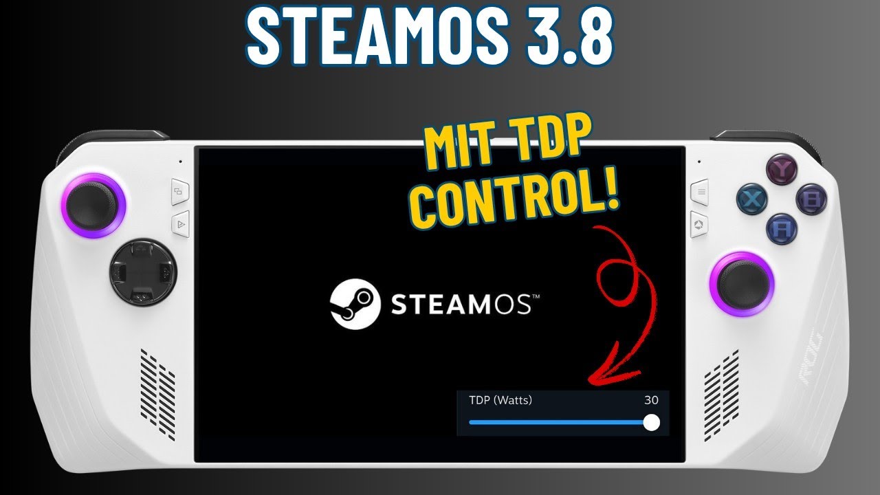 Handheld Tdp Control SteamoS 3.8 auf dem ROG Ally - endlich mit nativer TDP Control - ohne ...
