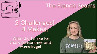 2 Challenges, 4 Makes! What did I make for #sewskinsummer26 and #sewfrugal26 🧵
