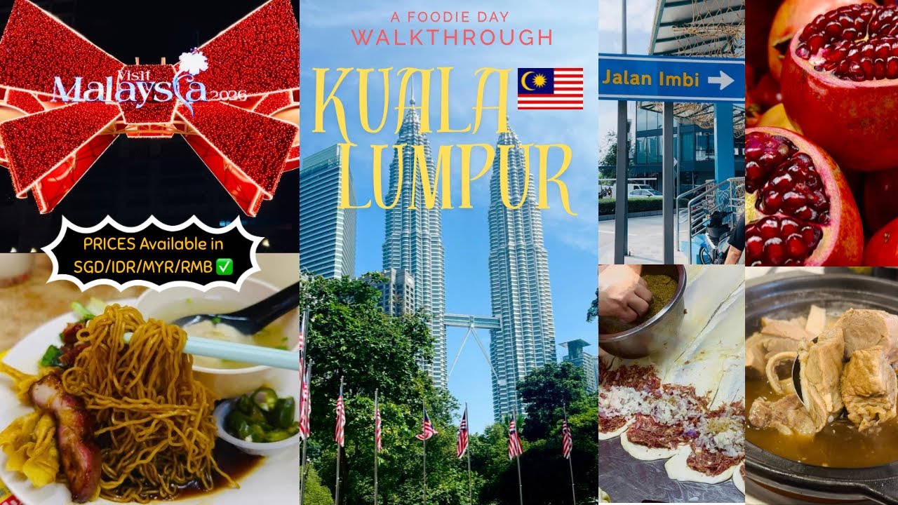 Explore Kuala lumpur (Malaysia) foodies in 24H with me (2026 VLOG)