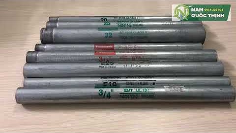4 TIÊU CHUẨN ỐNG THÉP LUỒN DÂY ĐIỆN PANASONIC ✅ NAM QUỐC THỊNH