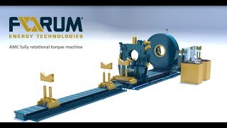 AMC fully rotational torque (RT) bucking machine