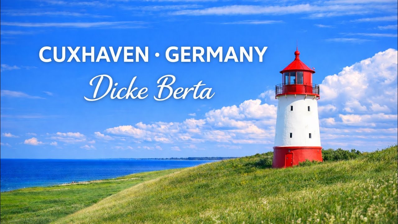 Cuxhaven , Germany Walking Tour 🇩🇪Green Coastal Meadows by the North Sea