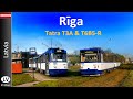 【4K】RĪGA TRAM - Tatra T3A & T6B5-R  (2021)