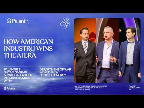 Palantir How American Industry Wins the AI Era | AIPCon 9 Discussion 썸네일