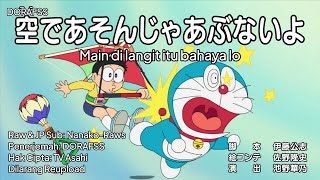 Doraemon Sub Indo Terbaru 884 AB: Jadi temanku dong, Topknot! & Main di langit itu bahaya