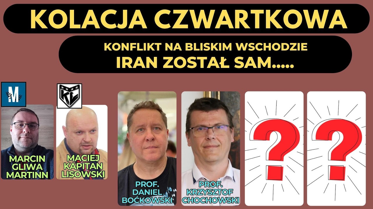 Kolacja Czwartkowa. Bliskowschodnia Beczka Prochu...  Kapitan & Martin & Compania
