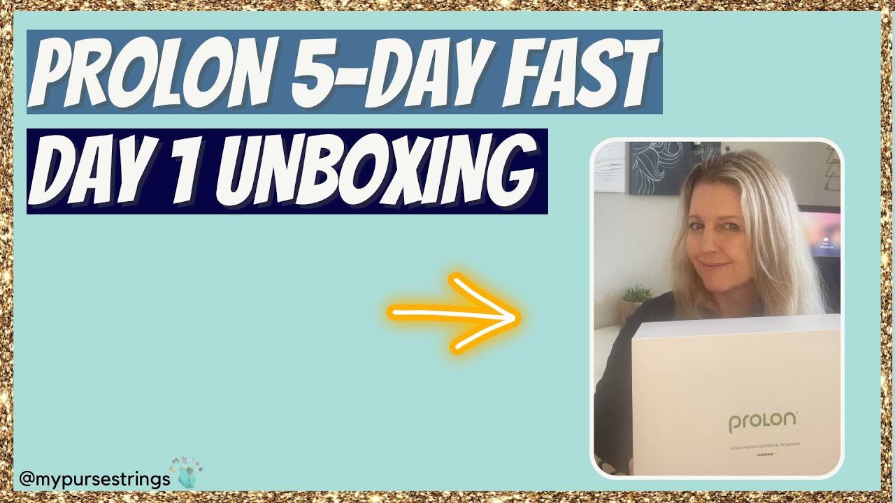Prolon Day 1 Unboxing of Day One's Contents: the fast mimicking diet program