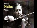 David Nadien plays Swan Lake!