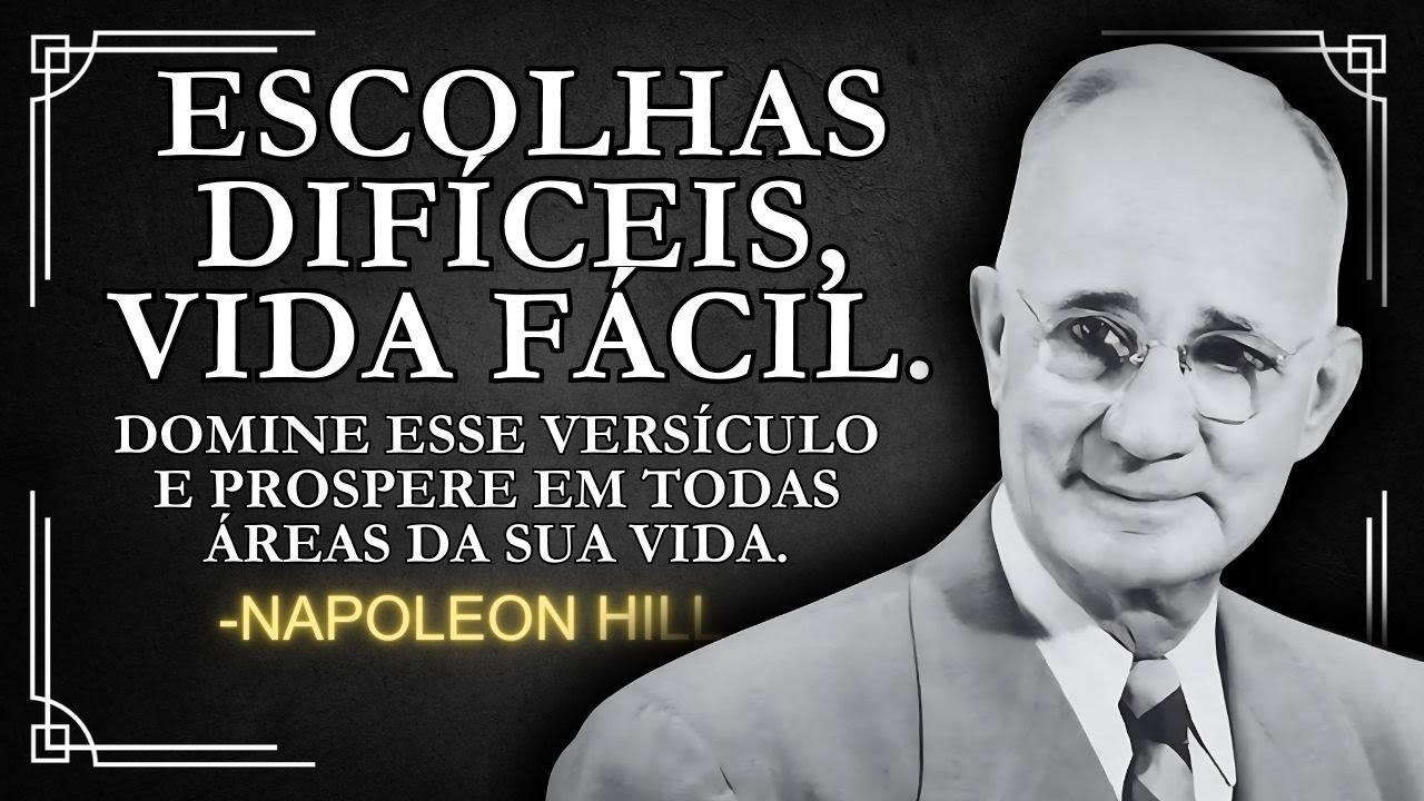 Outline Video Hebreus 12:11 - A Dor da Disciplina ou o Peso do Arrependimento | Napoleon Hill