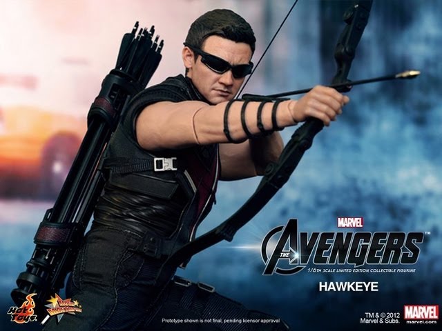 The Avengers Hot Toys Hawkeye Movie Masterpiece 1/6 Scale