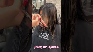 Layers | easy hairstyle for bride | face framing haircut | face framing layers | soft layer haircut