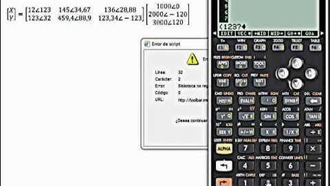 resolver ecuaciones de numeros complejos con la Hp 50G