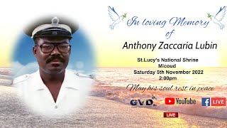 In Loving Memory of Anthony Zaccaria Lubin